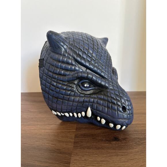 Unknown Other - Dino Dinosaur Dragon Monster Mask Halloween Costume Headpiece one size navy blue
